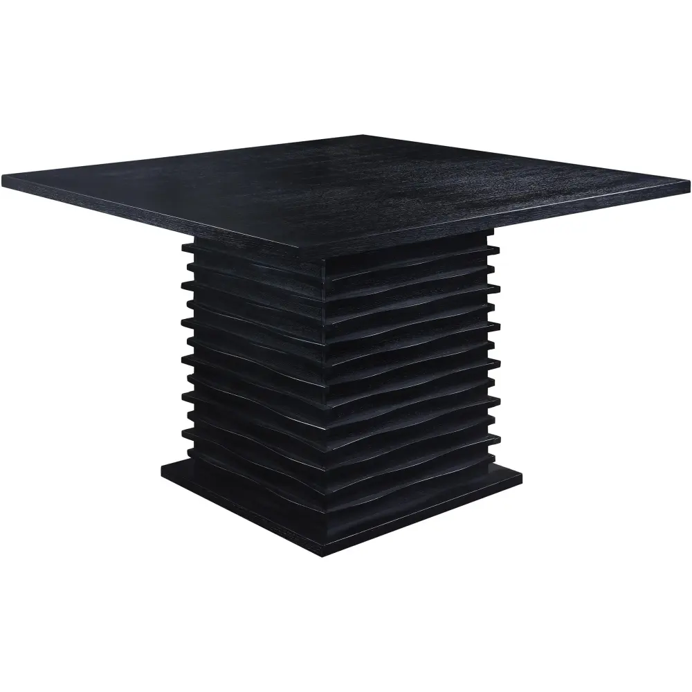 Diamond Modern Furniture COA Square Stanton Counter Height Dining Table Pedestal Base 102068