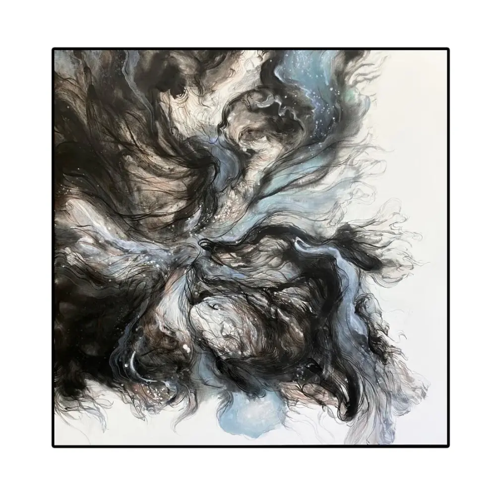 Caldera Oil Painting On Sailcloth