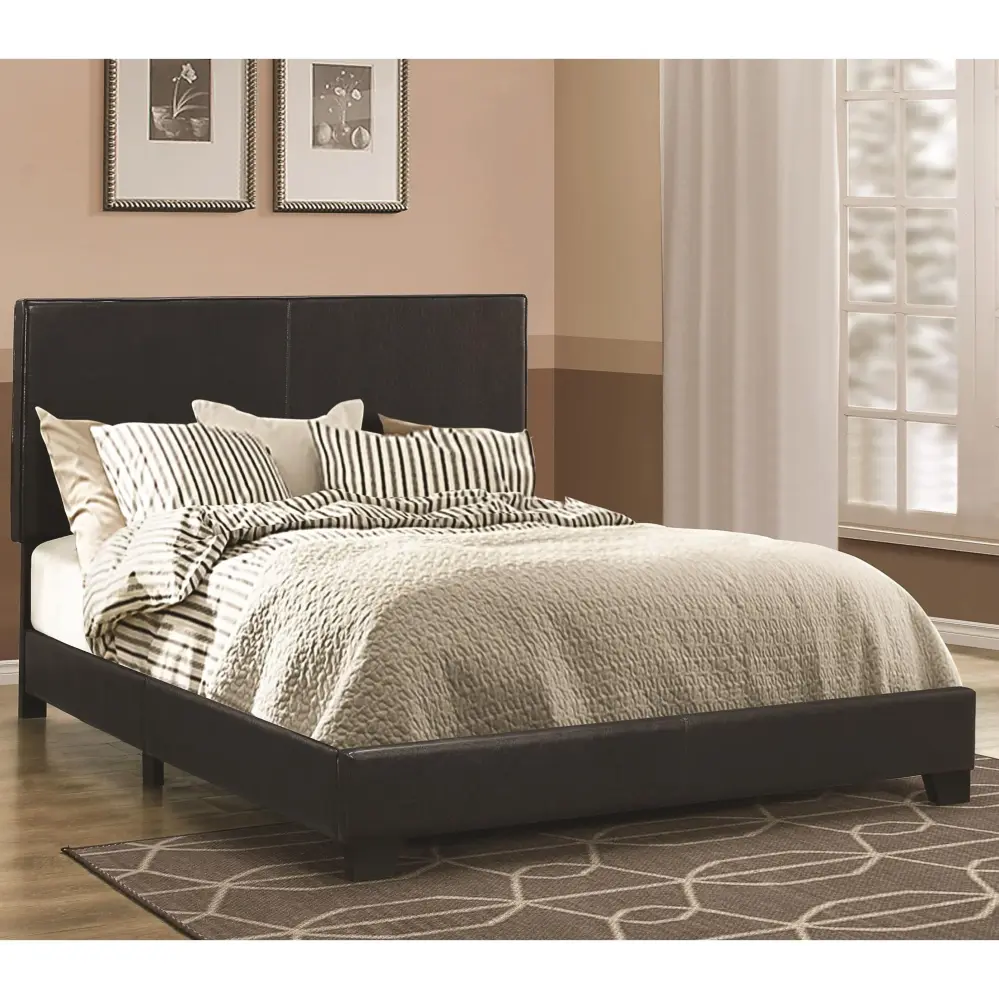 Diamond Modern Furniture COA Dorian California King Upholstered Panel Bed 300761KW
