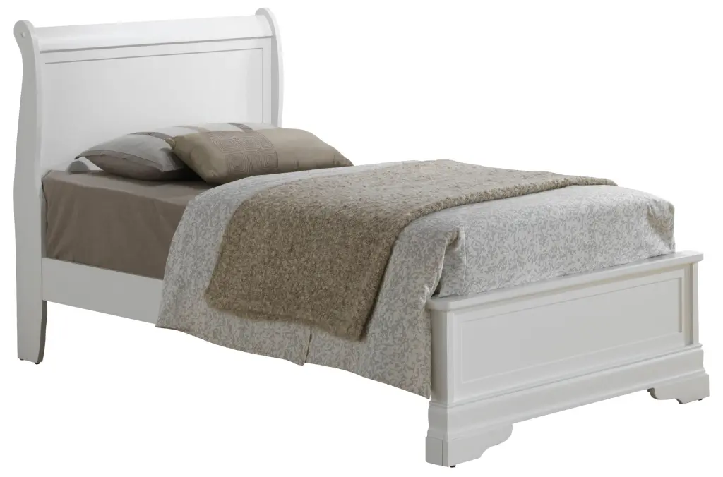 Louis Phillipe G3190E Tb3 Twin Bed White White Particle Board glory furniture