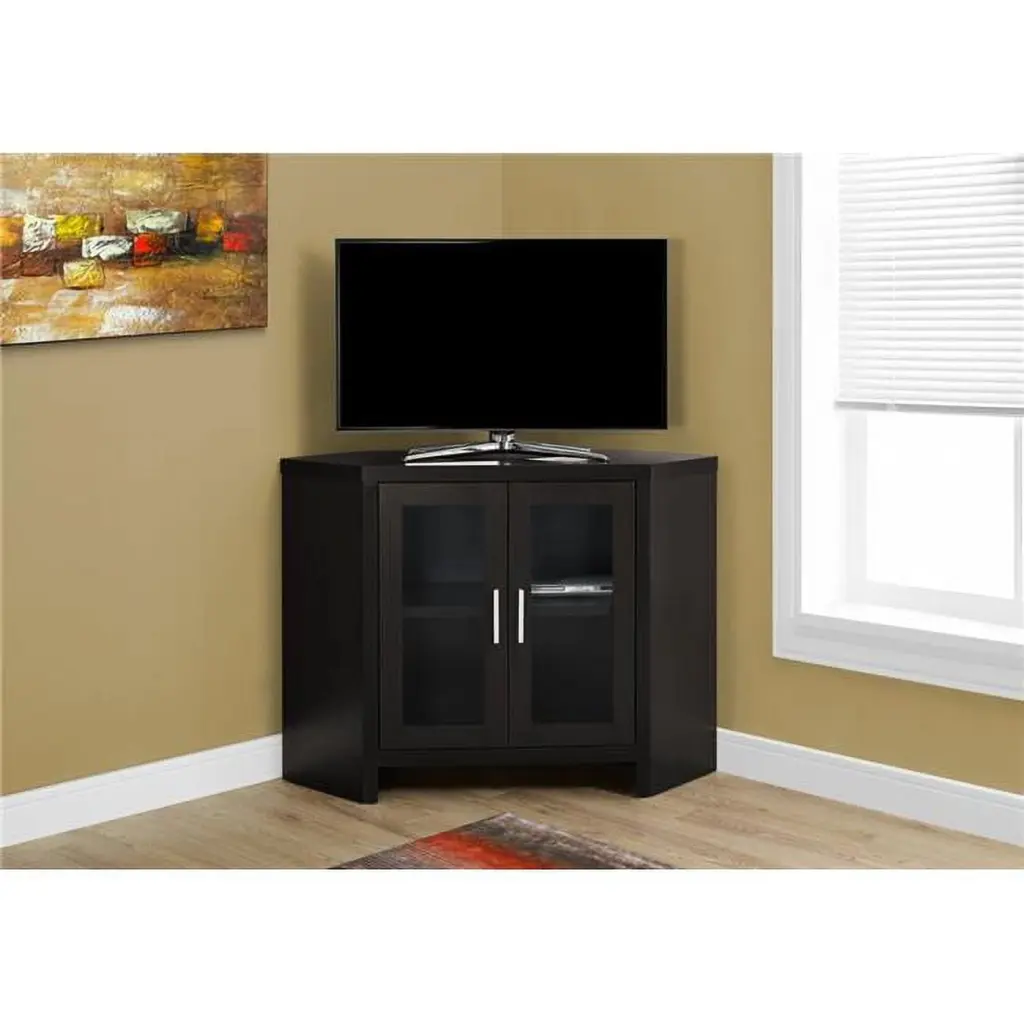15.5x42x30 Cappuccino Particle Board TV Stand Living Room HomeRoots