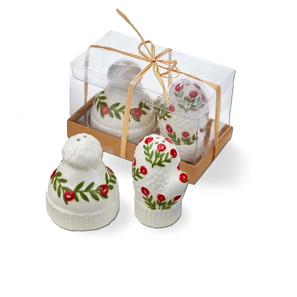 Holiday Hat & Mitten Salt & Pepper Adjust 2