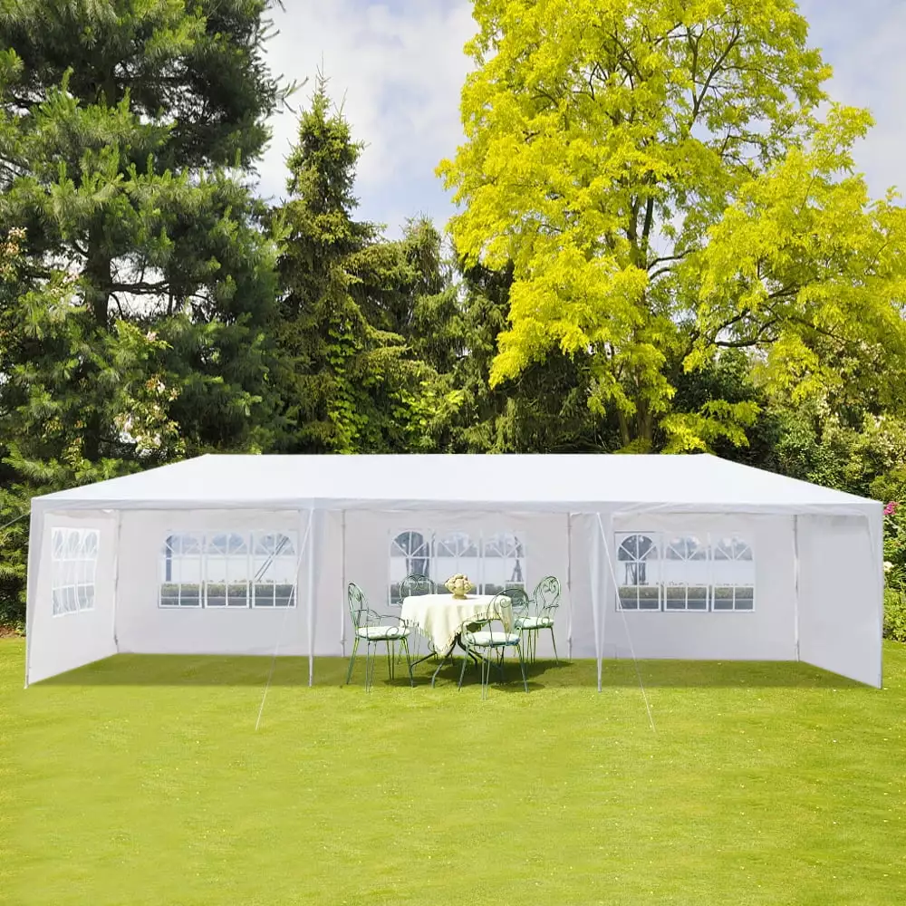 10x30 Party Tent Outdoor Canopy Gazebo 5 Removable Sidewalls Wedding BBQ and Camping