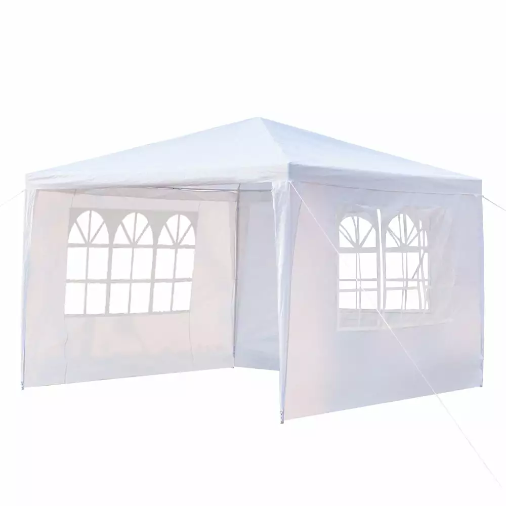 DovePro 3 Sides Waterproof Party Tent Spiral Tubes Wedding BBQ