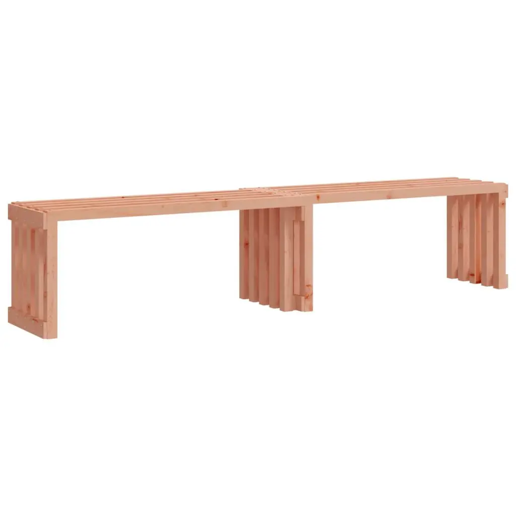 Extendable Patio Bench 83.7x15.9x17.7 Inches Solid Douglas Wood Outdoor Furniture