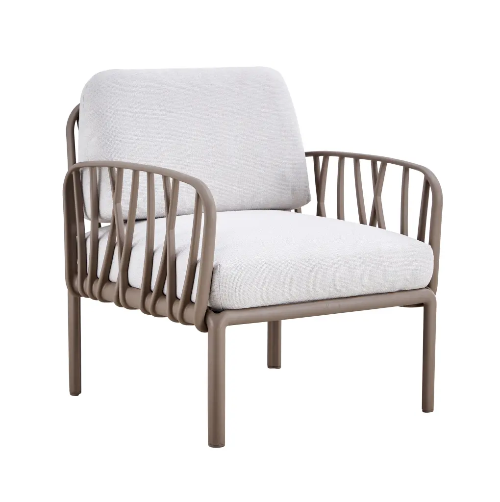 2 Single Sofa Patio Armchairs Indoor Outdoor Garden Plastic d-n furniture
