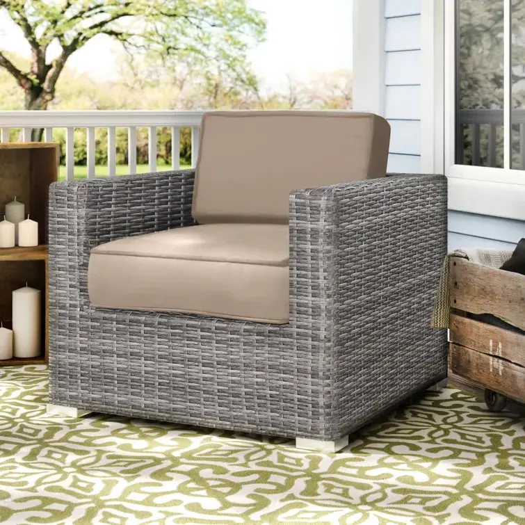 Living Source Fully Assembled Patio Chair Cushions Comfortable Outdoor Seating lsi patio furniture