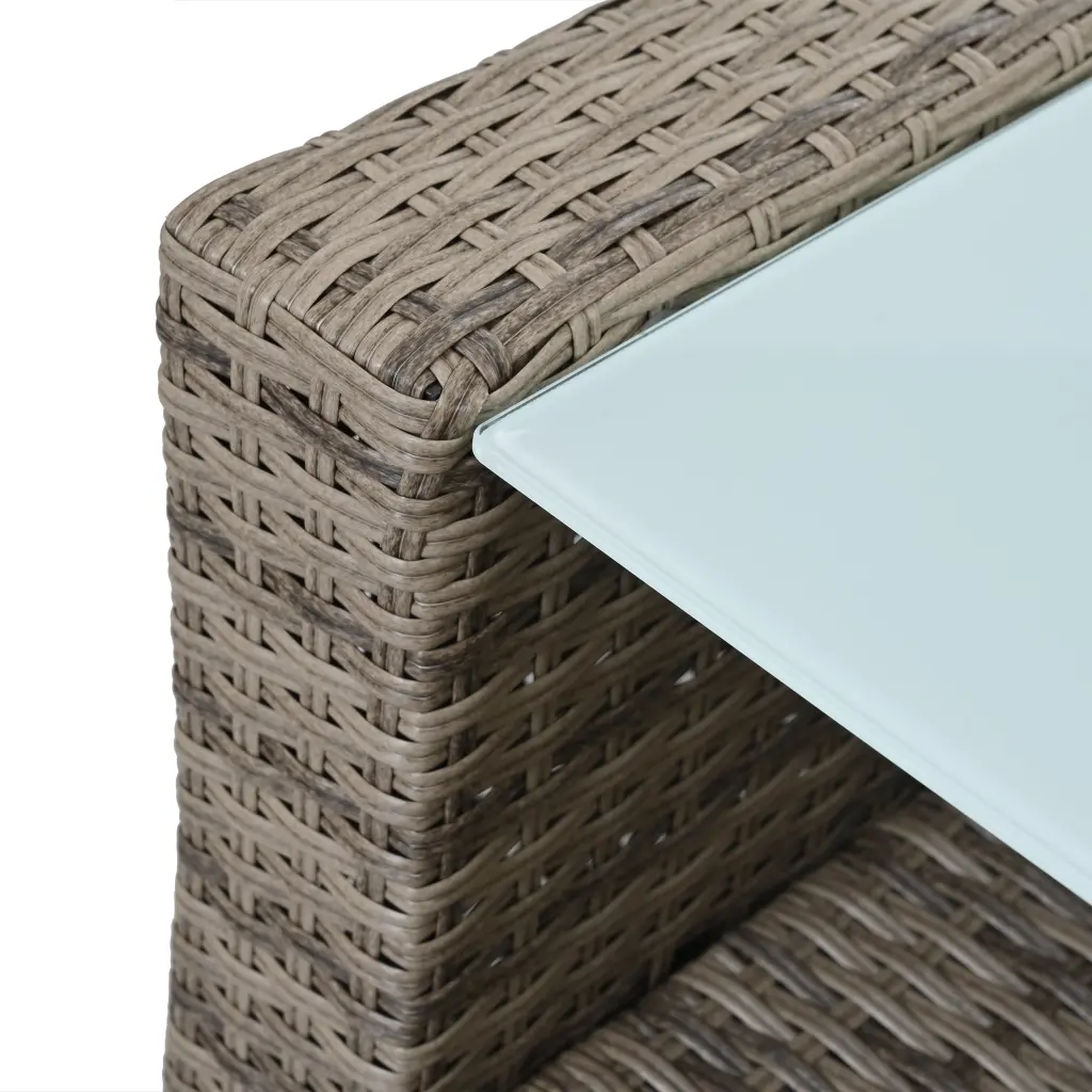 6 Seat Patio Furniture Set Outdoor Wicker Furniture Seasonal PE Rattan Sofa dream honor