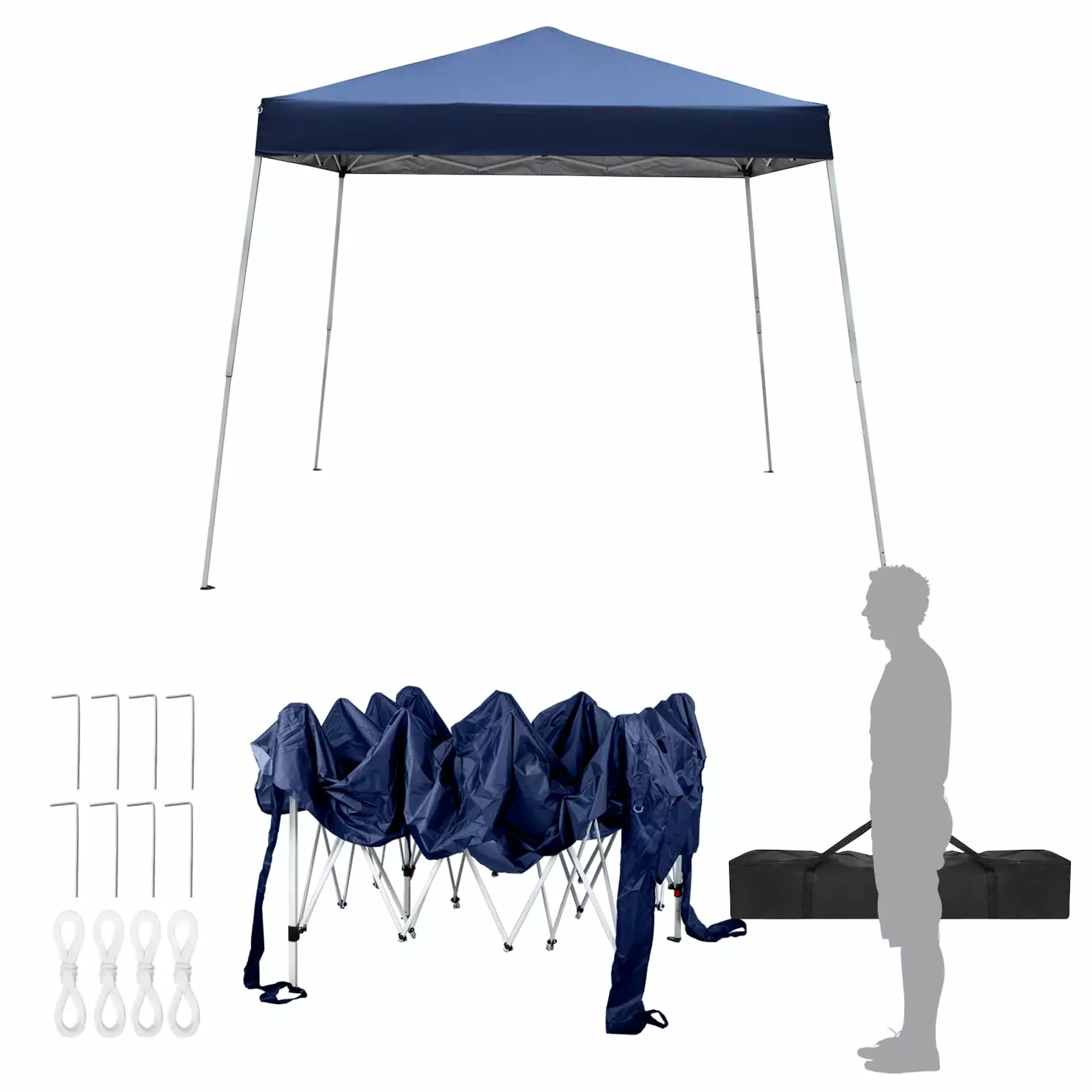 Ktaxon 10x10 Pop Up Patio Tent Folding Gazebo Backyard Canopy Easy Setup