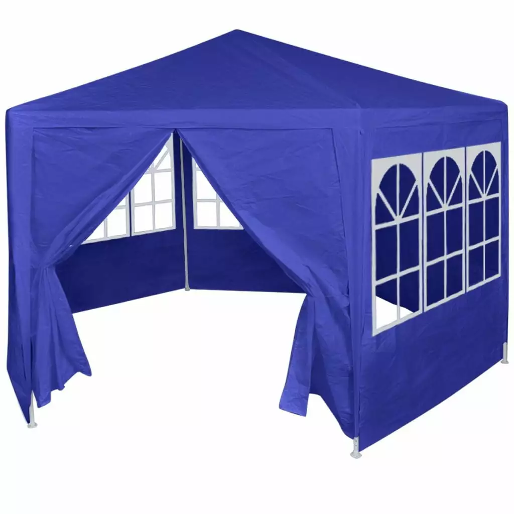 vidaXL Gazebo Outdoor Canopy Tent 6 Side Walls Patio Pavilion Sunshade Garden