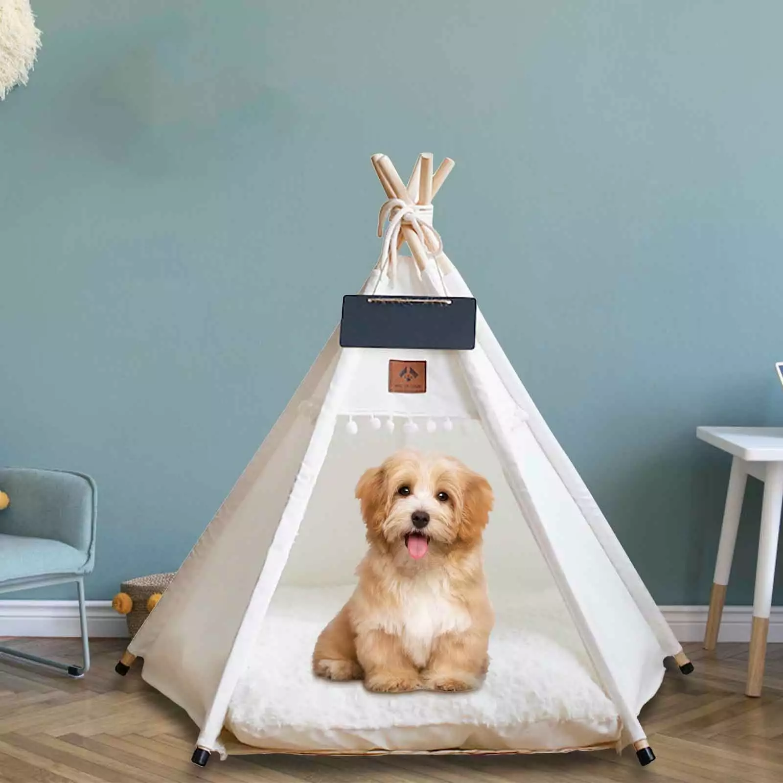 Foldable Pet Tent Dog Hole Indoor and Outdoor Use