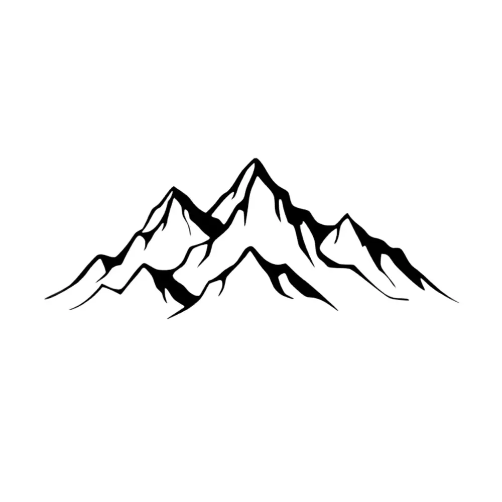Openwork painting, 3D wall decoration, 3D painting "Panorama Mountains" 100x34cm Midnight