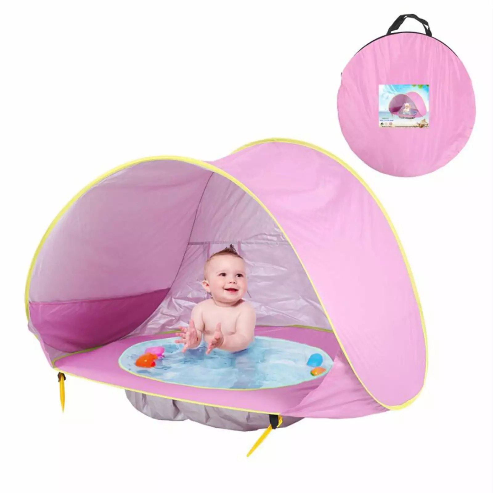 Tent Kids Indoor and Outdoor Play Boys and Girls Imaginative Play Baby Beach Tent Pool 2021 Upgrade Easy Fold Up Unique Oc...