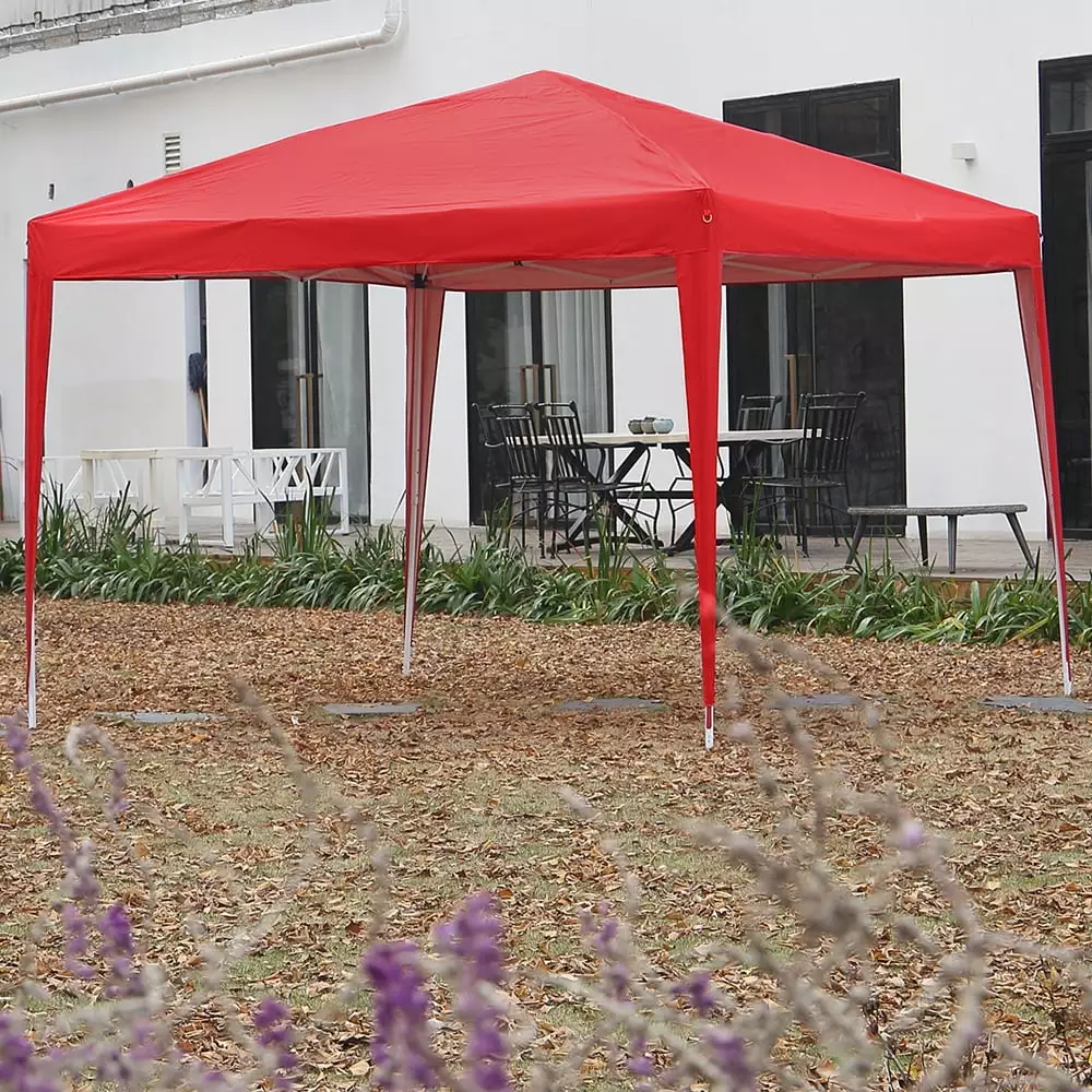 Ainfox 10 x 10 ft Pop-Up Canopy Tent Gazebo Party Beach Camping Sun Shelter