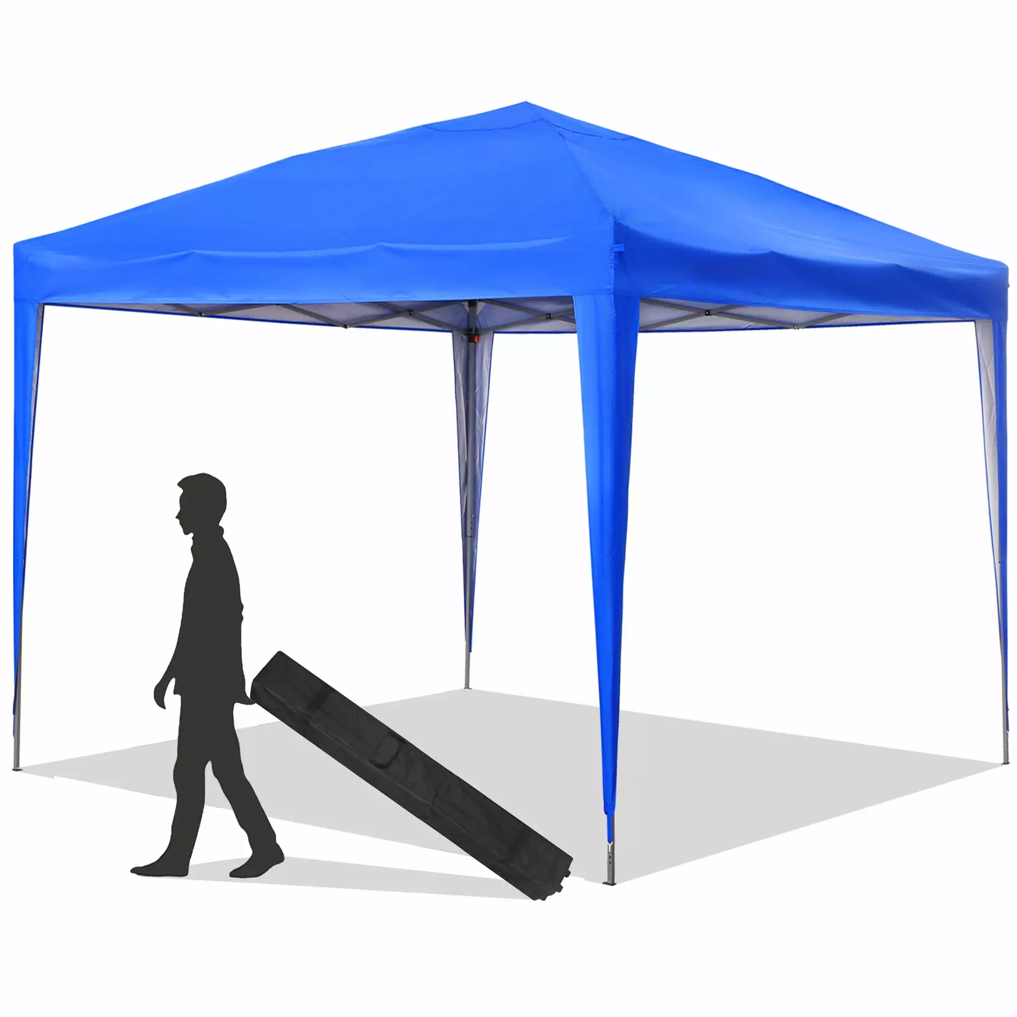 Outdoor Basics 10x10 Pop-Up Canopy Tent Carry Bag - Shade Canopy Picnic, Beach, Park, and Camping