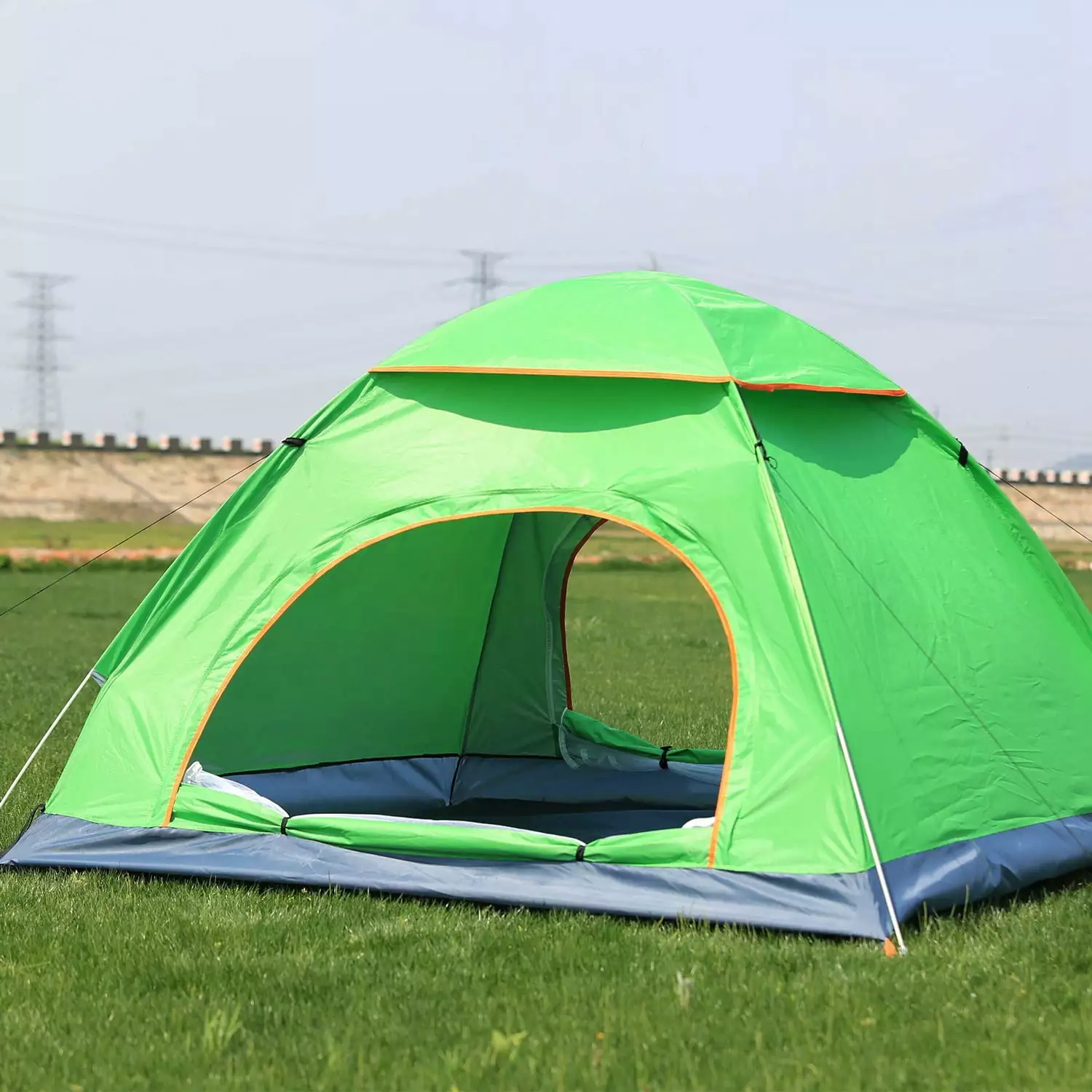 iMounTEK 2-3 Adult Pop Up Tent Portable Waterproof Camping Tent Mosquito Net Doors Backpacking Hiking