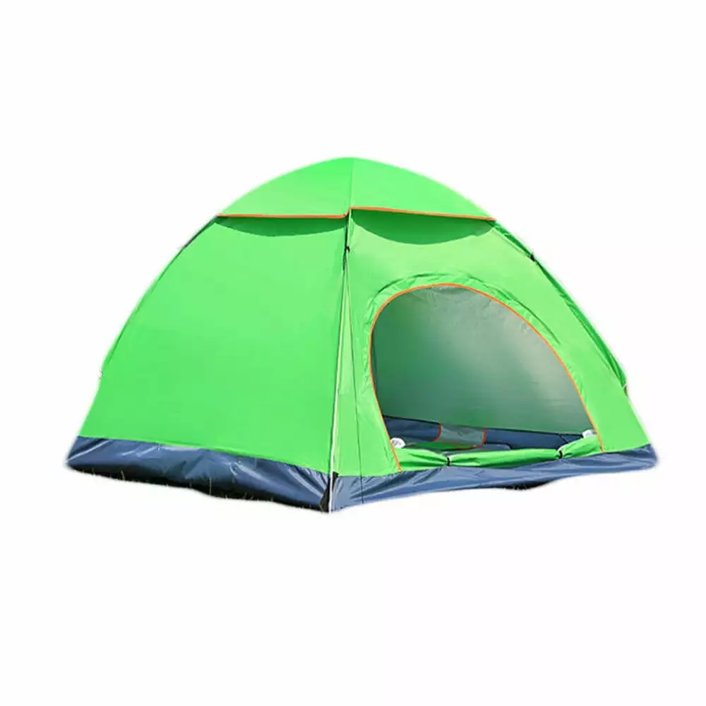 Kizocay Outdoor Pop Up Camping Tent Waterproof Windproof Anti-UV 3-4 Person Beach Travel Hiking 1
