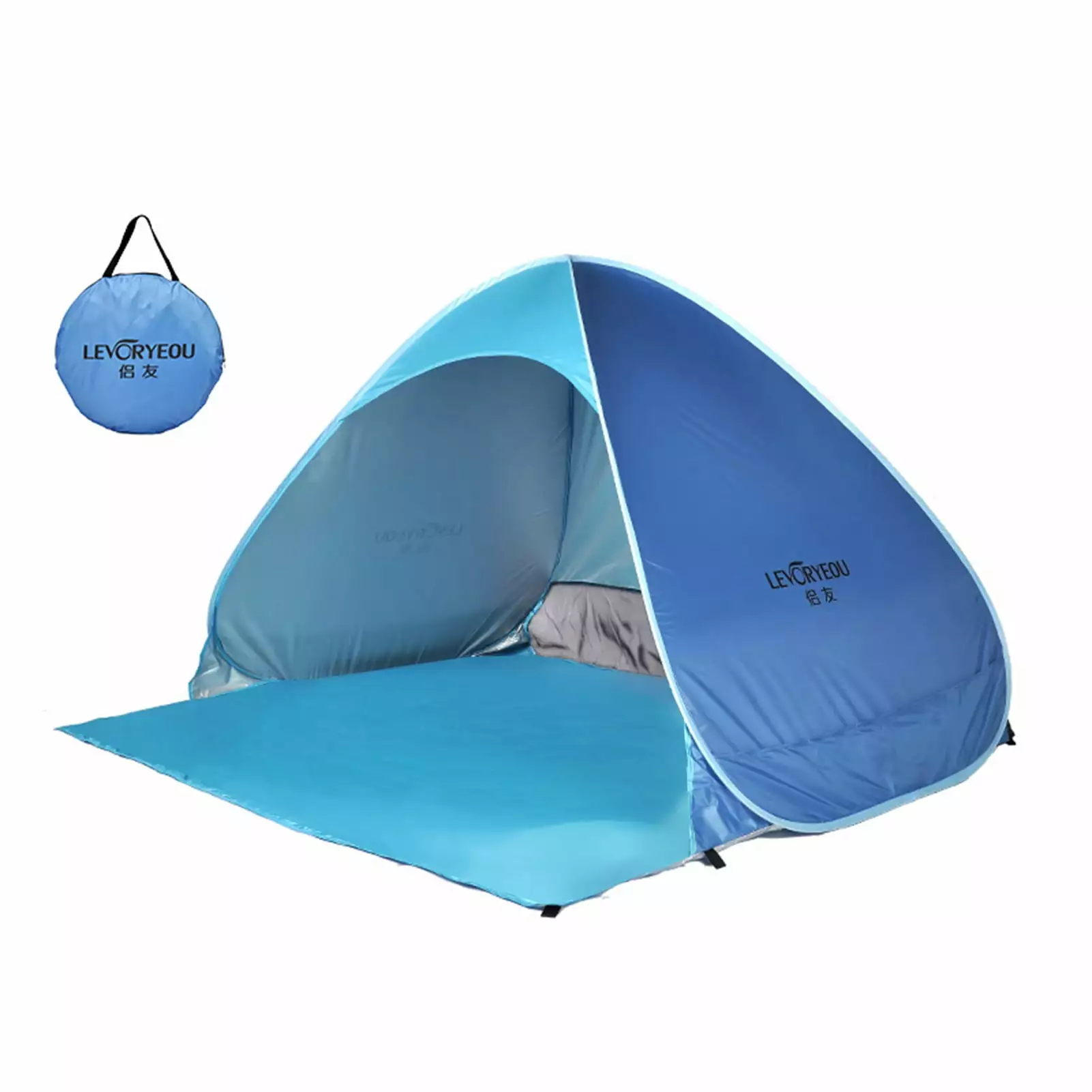 MABOTO Outdoor Camping Pop-Up Tent Automatic Instant Sun Shade Awning Beach and Backyard L
