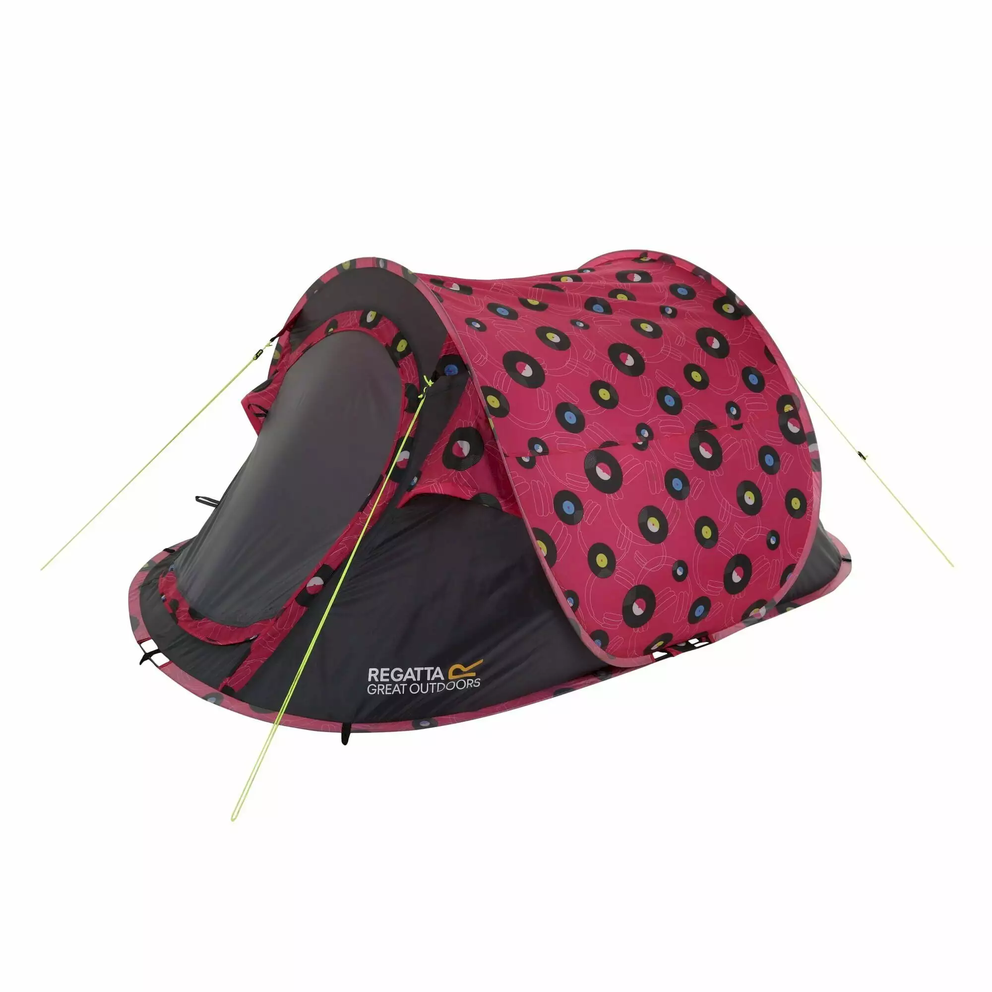 Regatta Malawi Vinyl Record 2 Person Pop-Up Tent Easy Camping