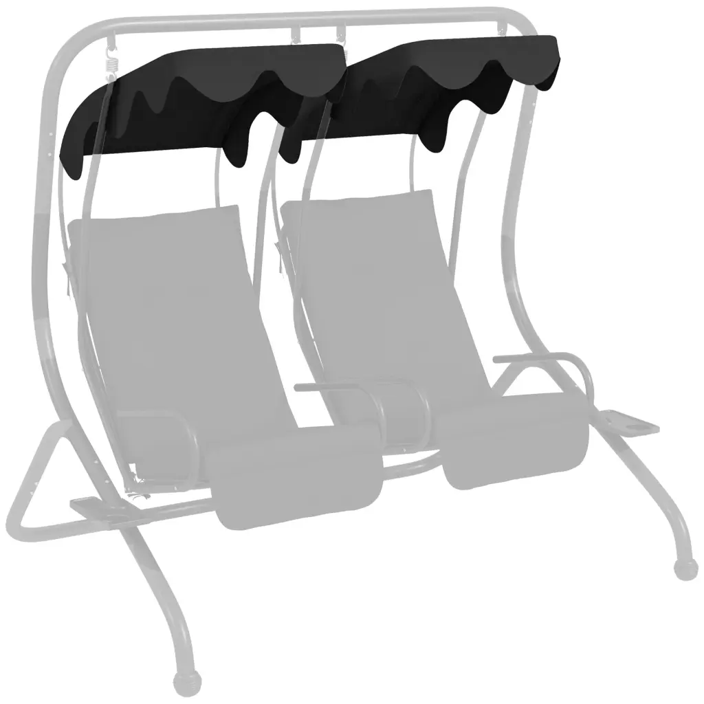Outsunny 2 Seater Swing Canopy Tubular Frame aosom business