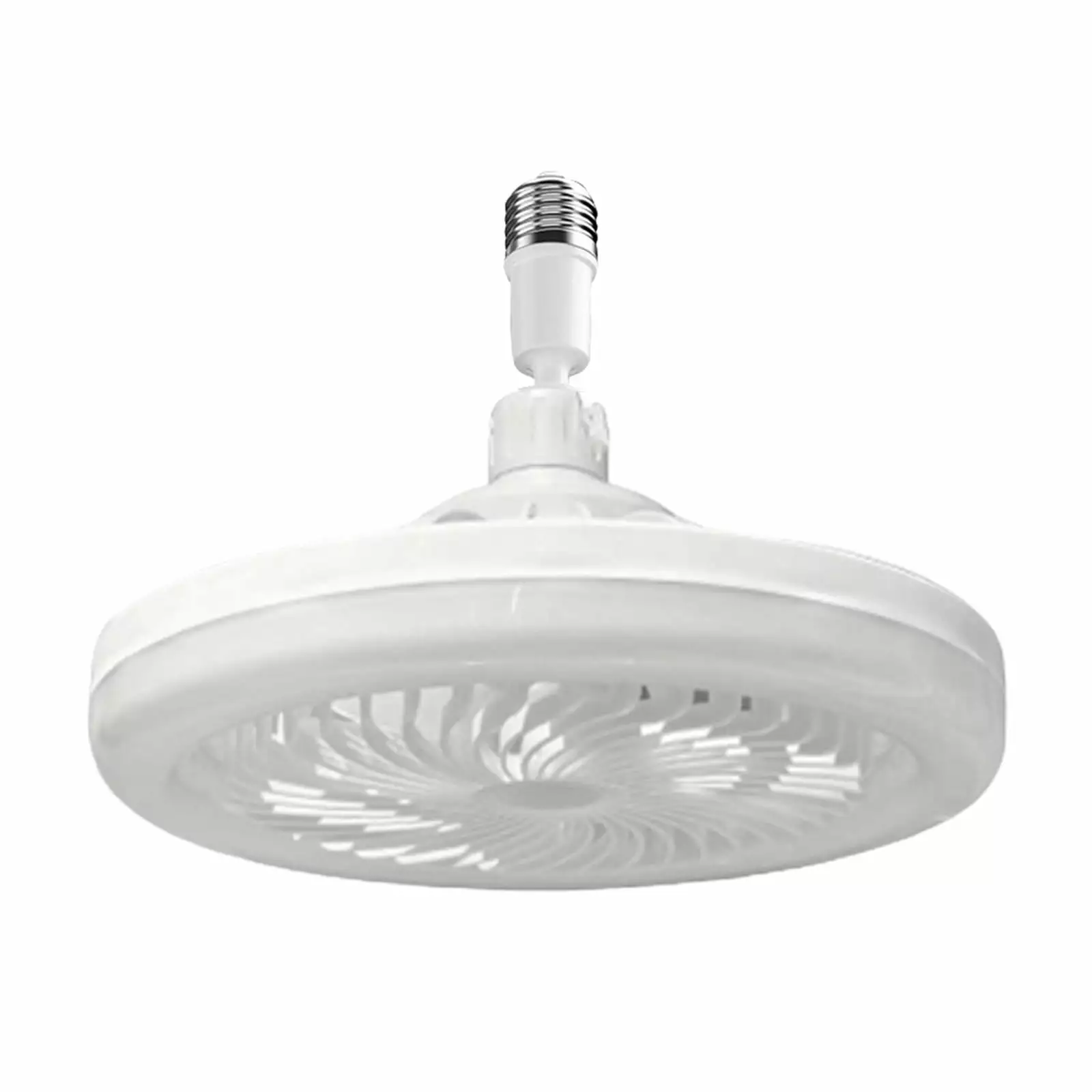 Small Travel Fan Loud Oscillating Portable Fan Beach Tent Home LED Lights Smart Control 25cmx25cmx11cm