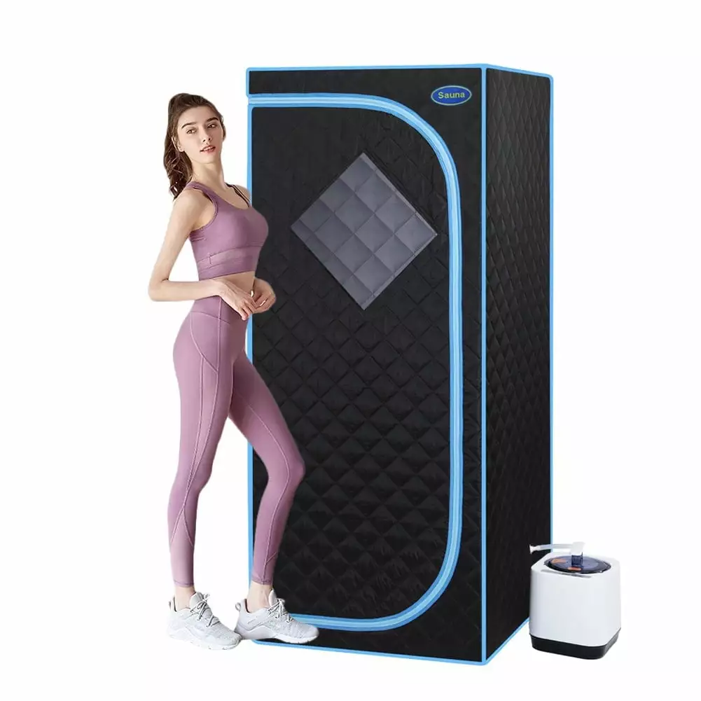 Portable Full Body Steam Sauna Tent Folding Chair Weight Loss and Relaxation