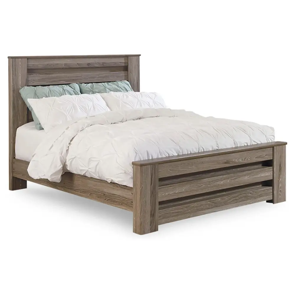 Diamond Modern Furniture Exclusive Design Zelen Queen Poster Bed B248-67/B248-64/B248-98