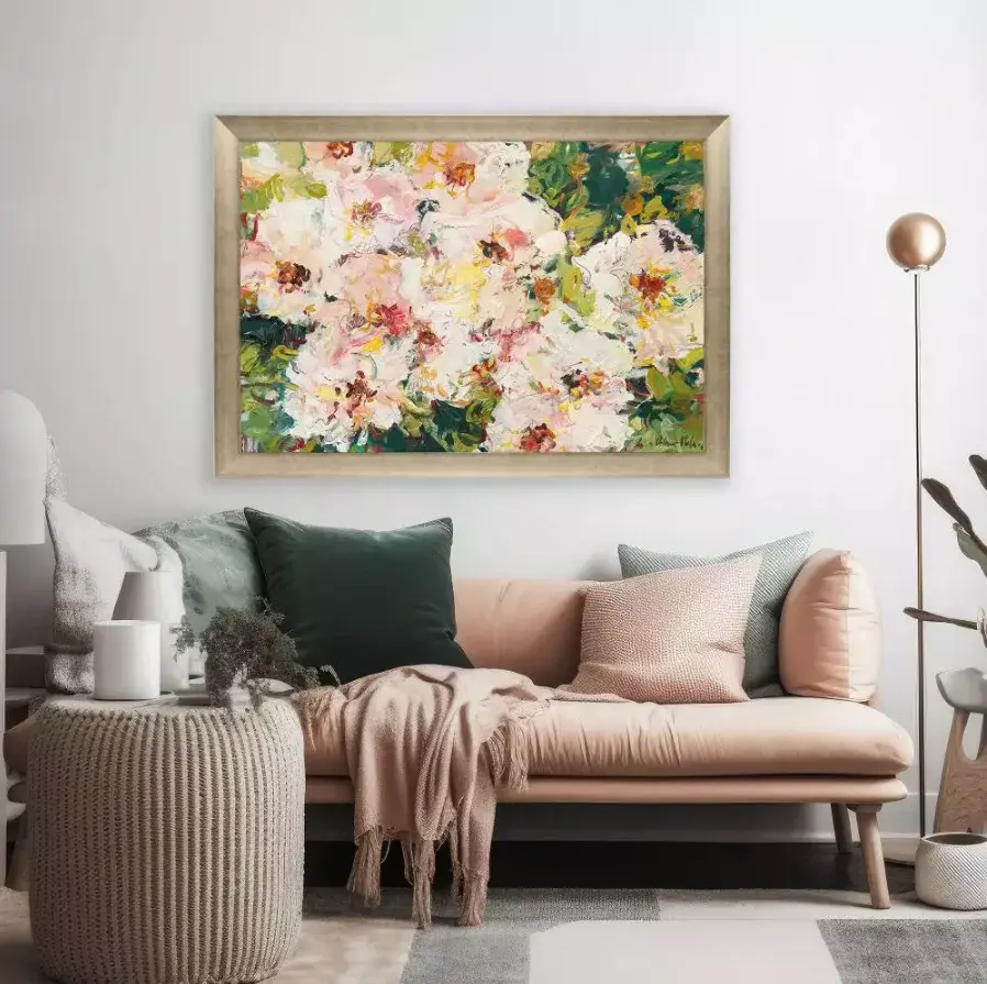 Rose Hedge | Wall Art Decor