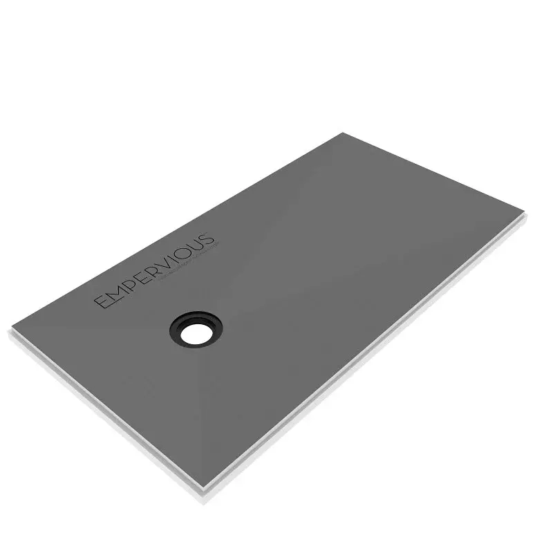 Emser Tile Empervious Series ZGBSP3260OD Shower Pan Drain, 60 L, 32 W, 1 H, Fiberglass/XPS Foam