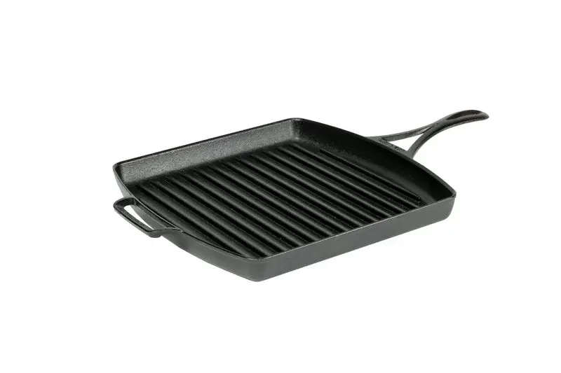 Lodge Blacklock Featherweight Cast Iron Square Grill Pan 12"