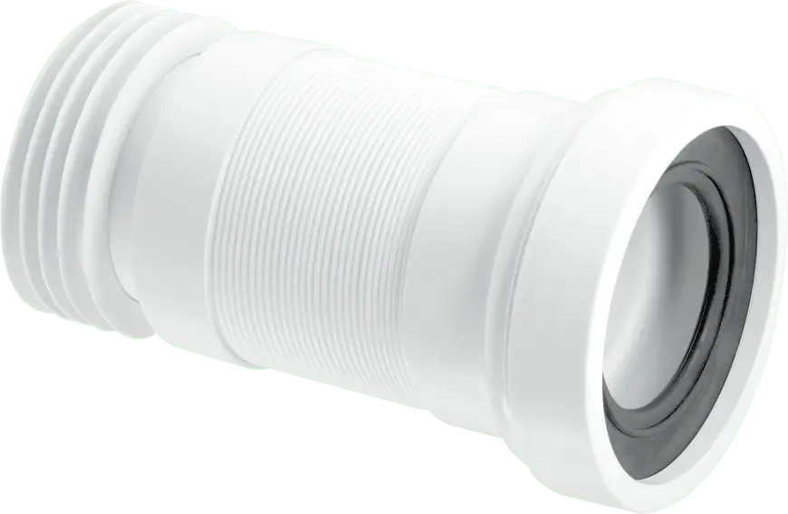 McAlpine Flexible WC Connector WC HO Wall Pans Flexi Hose Extends to 310mm WC-F23R