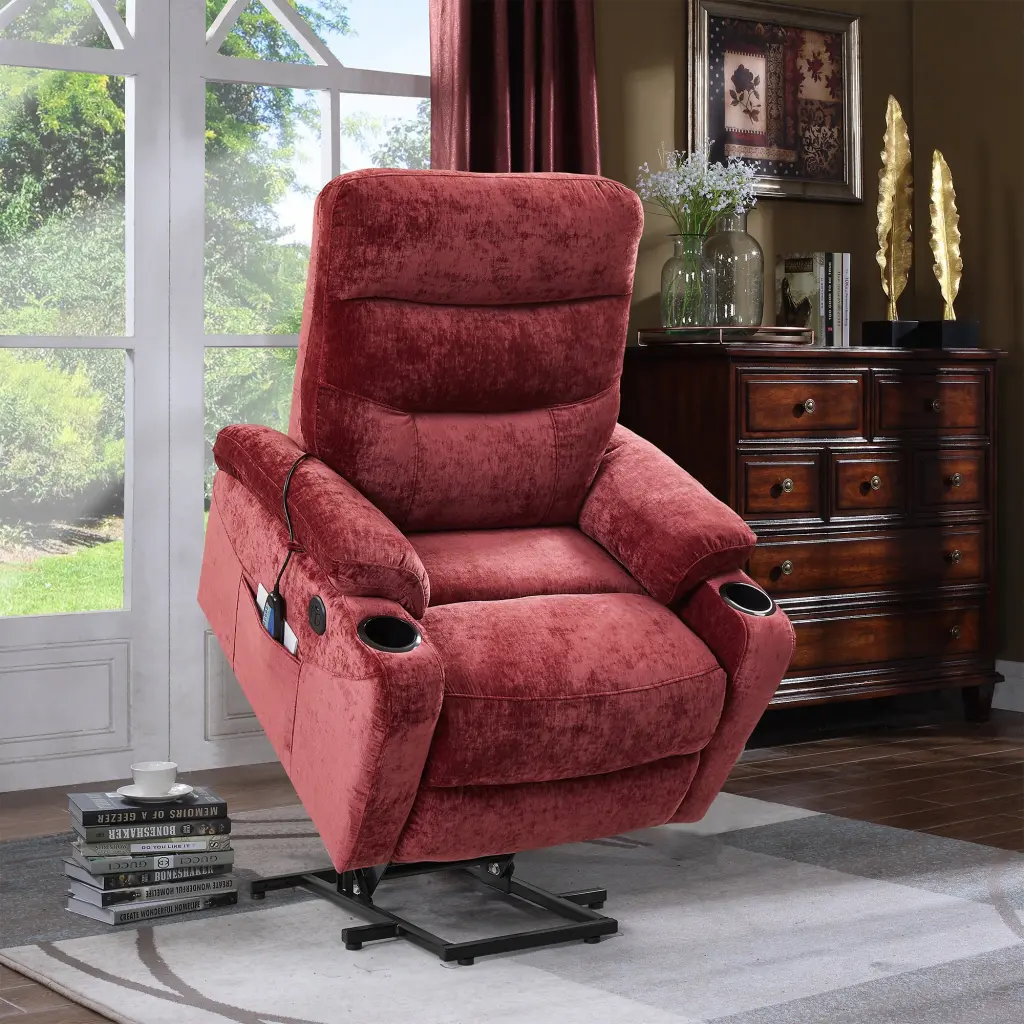 Liyasi Electric Power Lift Recliner Chair Sofa Massage and Heat liyasifurnitureco.-ltd.