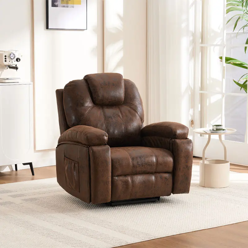 Power Lift Recliner Chair Massage and Heat Elderly Overstuffed Comfort yijian furniture co.- ltd