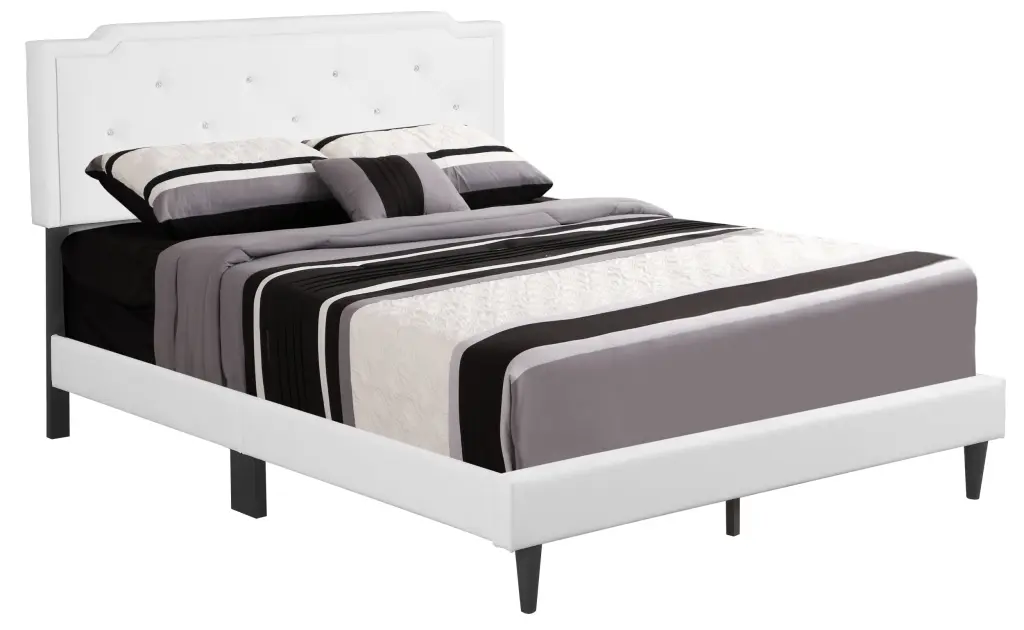Deb G1118 QB Up Queen Bed All One Box White Foam PU glory furniture