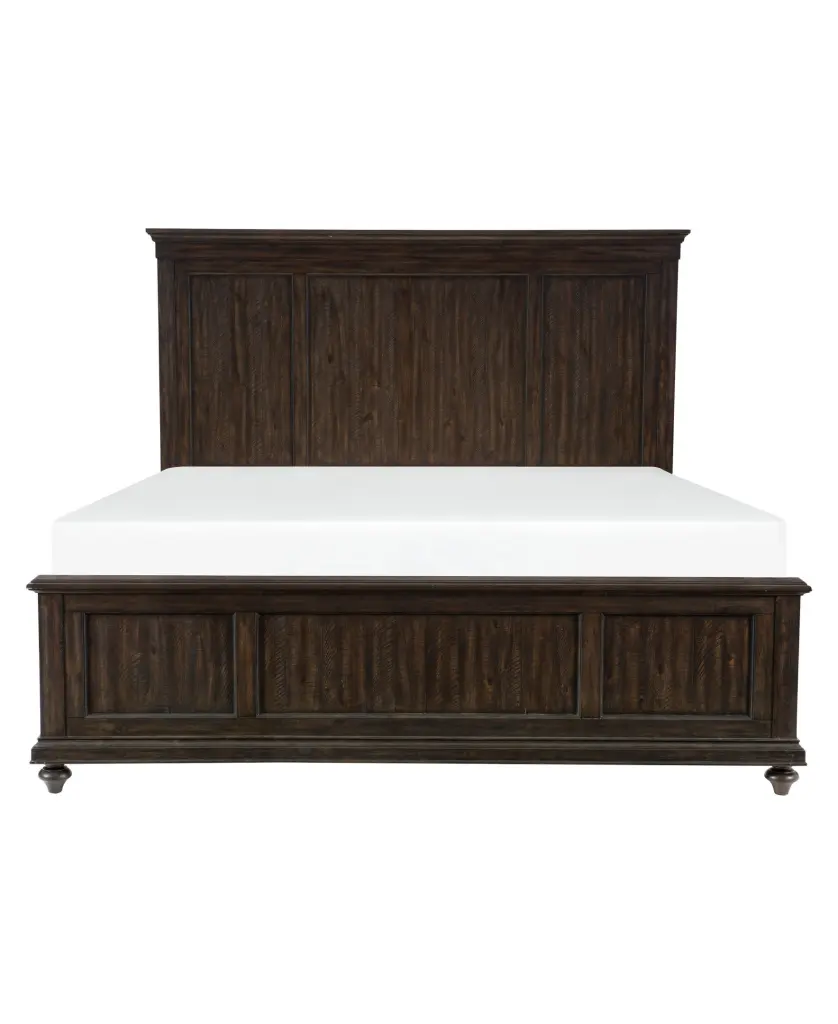 Solid Transitional Style Bedroom Queen Bed Traditional Framing Bed Frame kanepe
