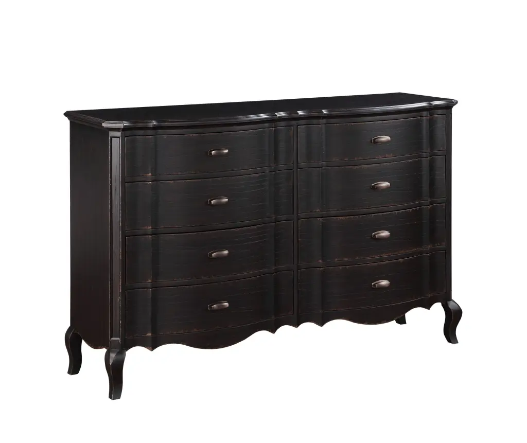 Chelmsford Gown Bed Antique Black Finish Bd02299 acme onsite store