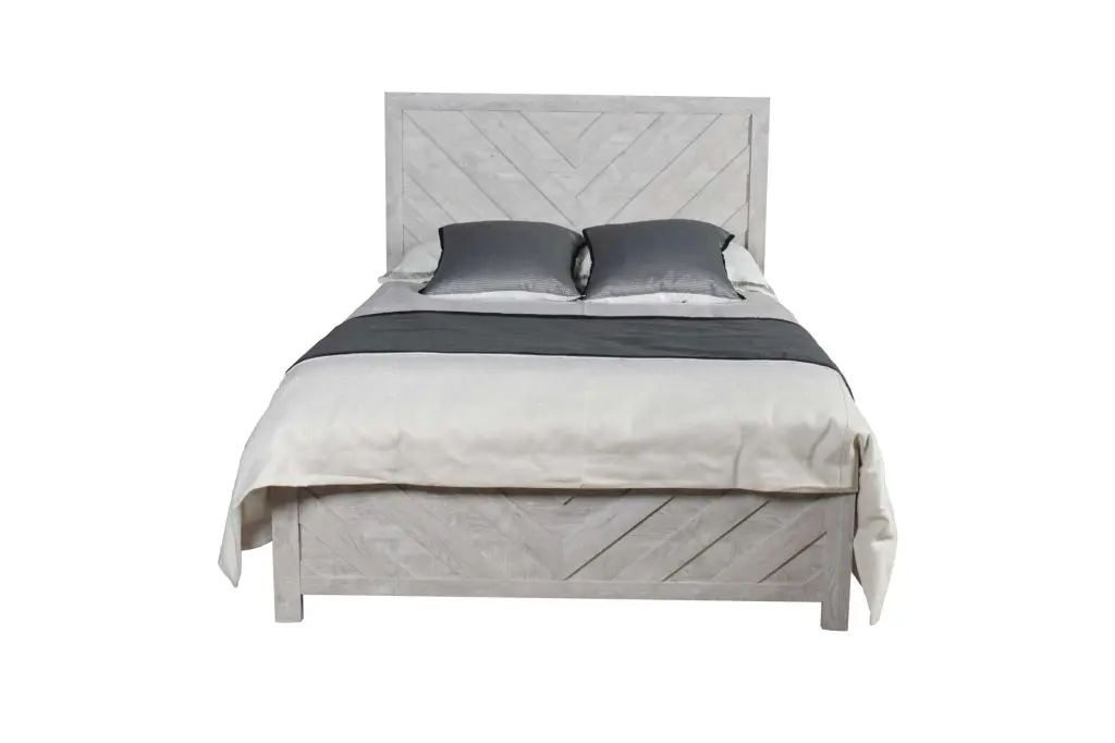 Denver Modern Queen Bed Frame Gray - Requires Box Spring galaxy home furnishings