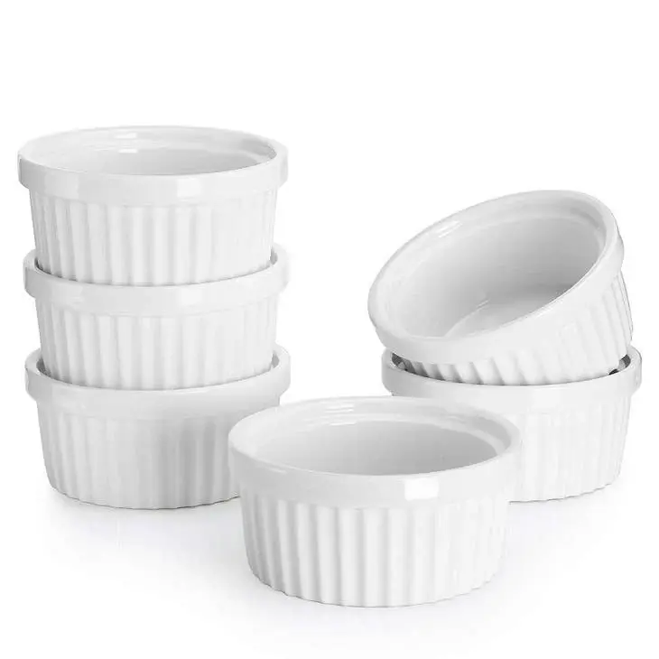 4 Ounce Porcelain Souffle Dishes Baking Enthusiasts