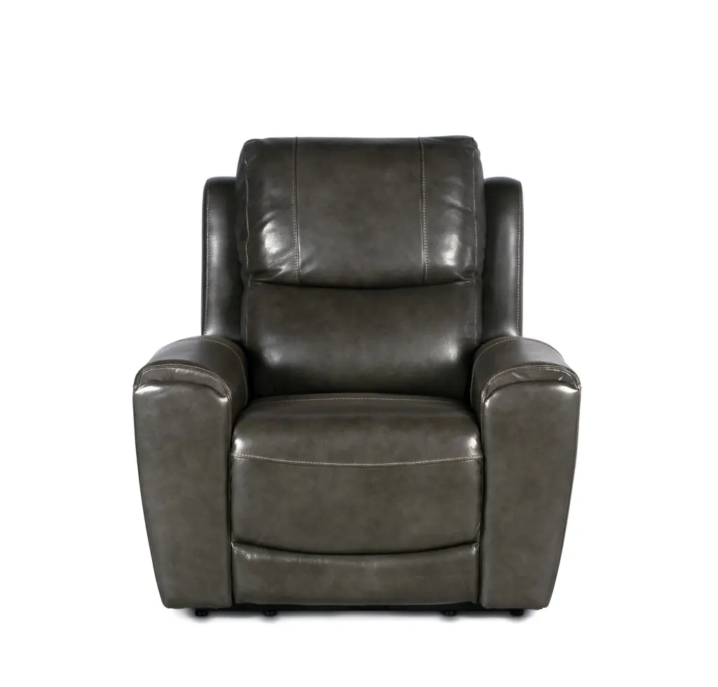 Leather Power Reclining Sectional Contemporary Style Power Leg Rest steve silver furniture