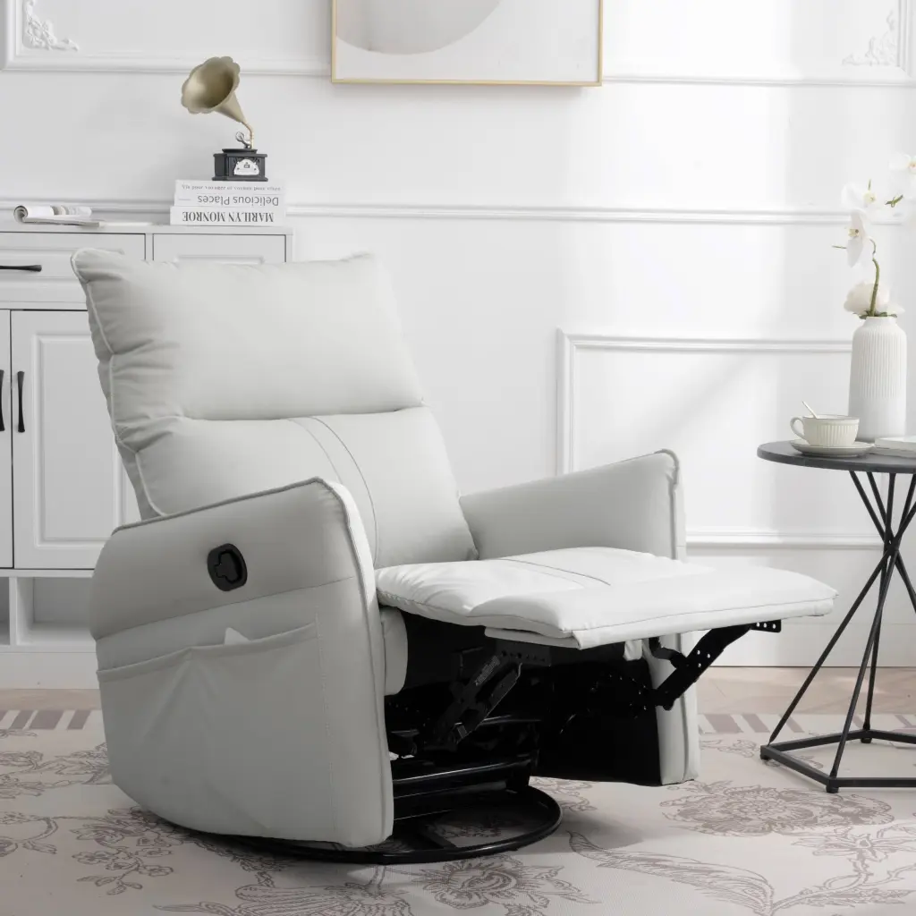 360 Degree Swivel Rocking Recliner Chair Nursery Glider Living Room rnb