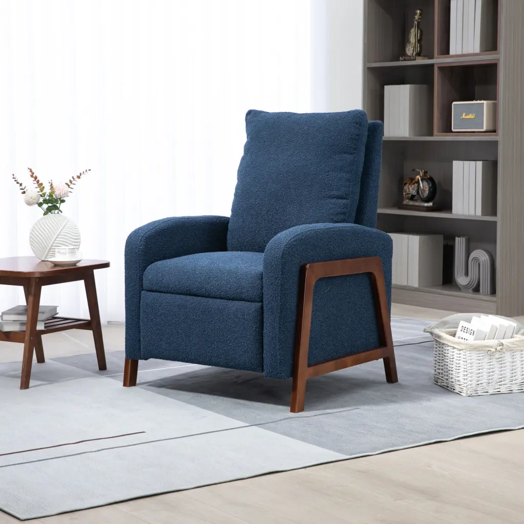 Coolmore Recliner Chair Customizable Home Theater Single Material Recliner coolmore w-395