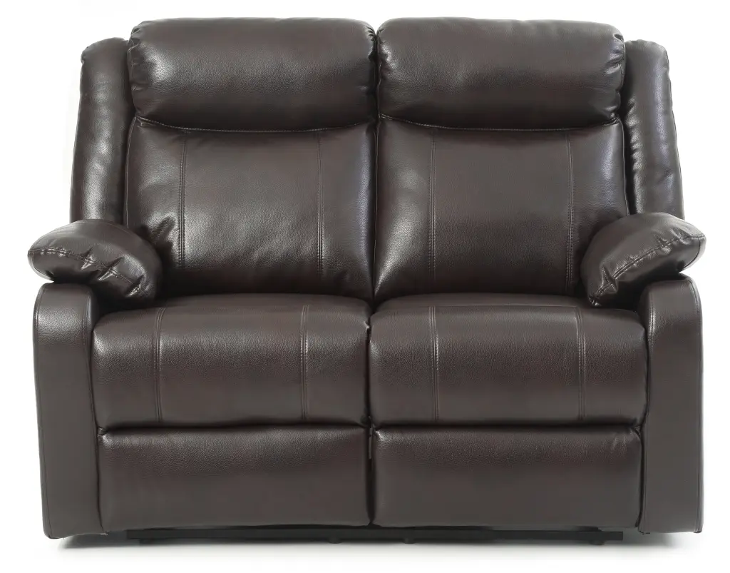 Ward G760A RL Double Reclining Seat Dark Brown Foam Living Room Chair glory furniture