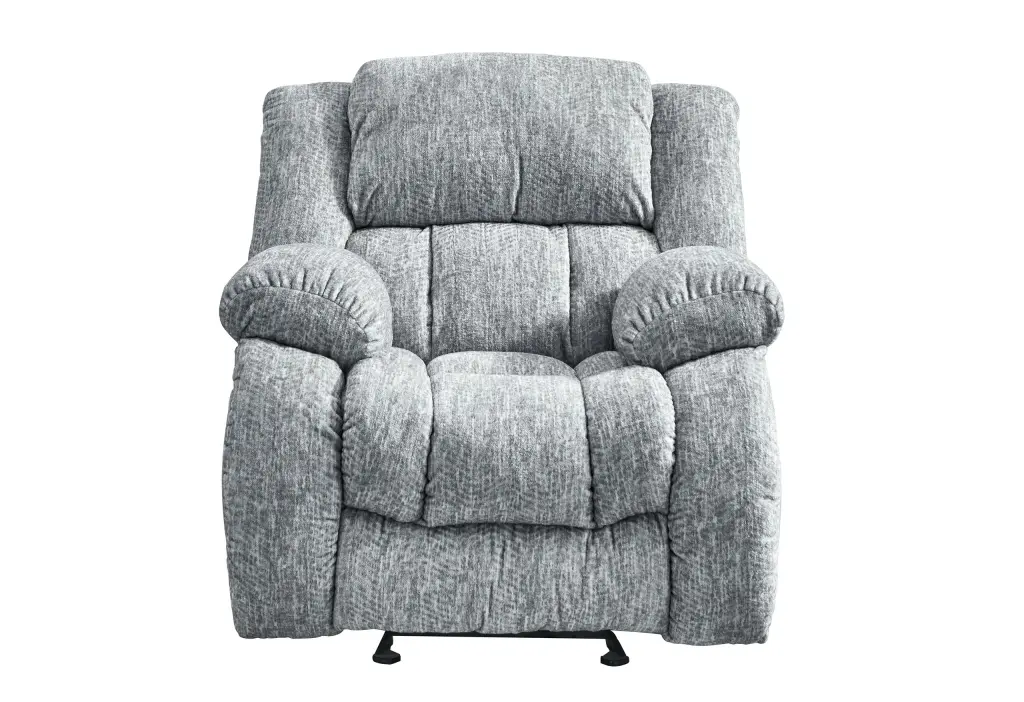Stonic Grey Glider Recliner Chair Gray Upholstery luxe modern furniture