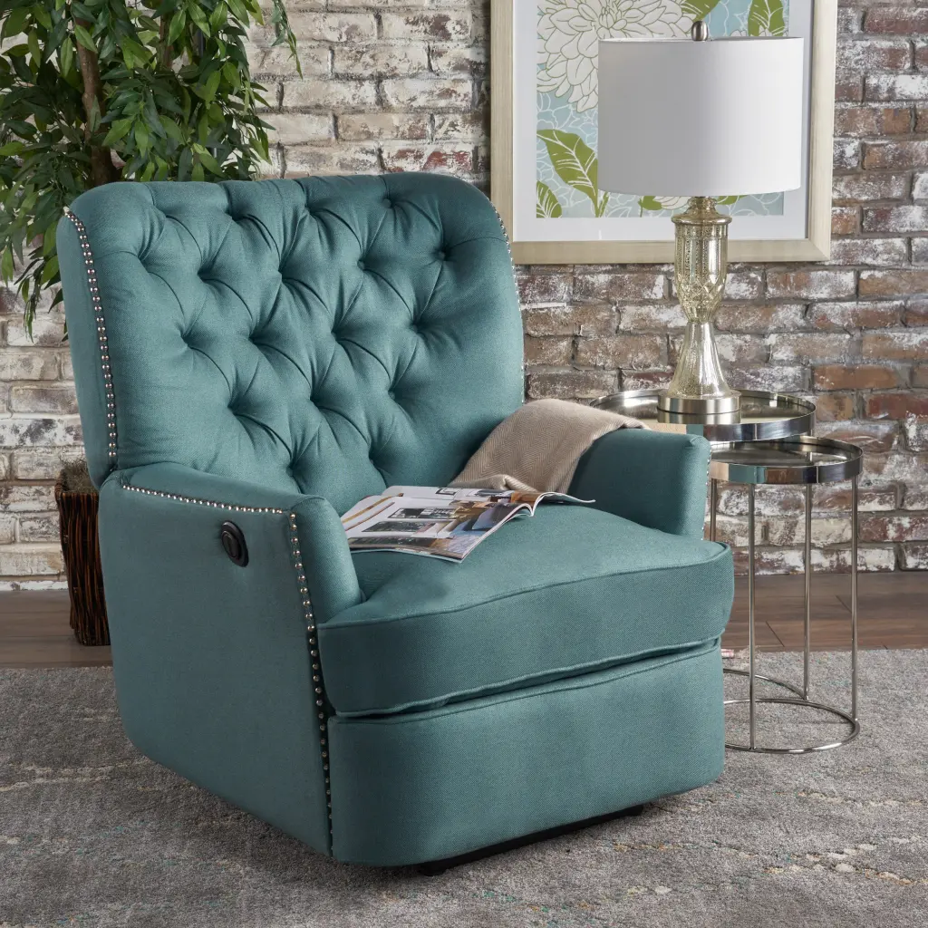 Electric Recliner Chair Elegant Copper Finish Supreme Comfort nh-ocean furniture