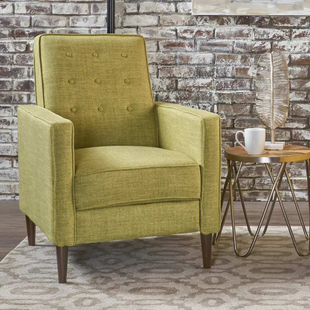 Green Upholstered Recliner Chair - Modern Lounge Recliner nh-sunfay