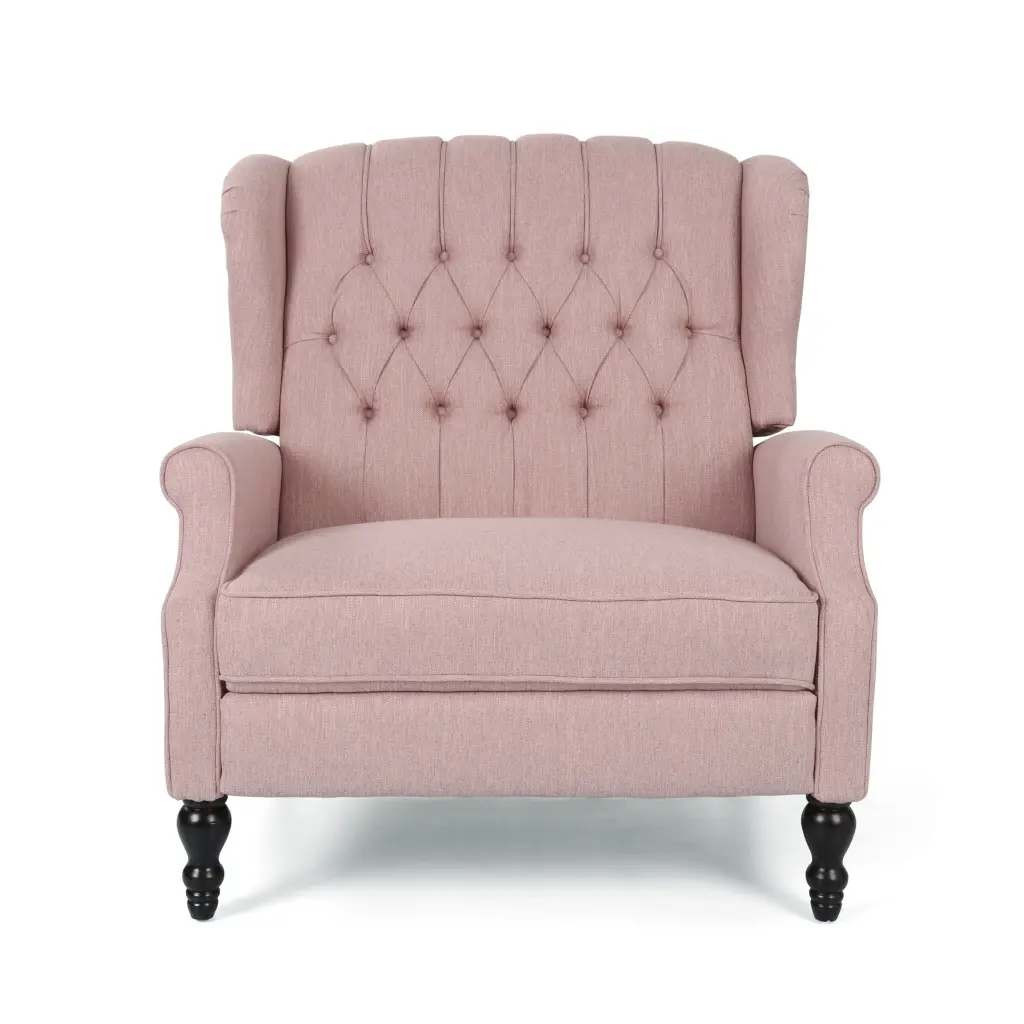 One and Half Seater Recliner Blush Material Compact Spaces nh-sunfay