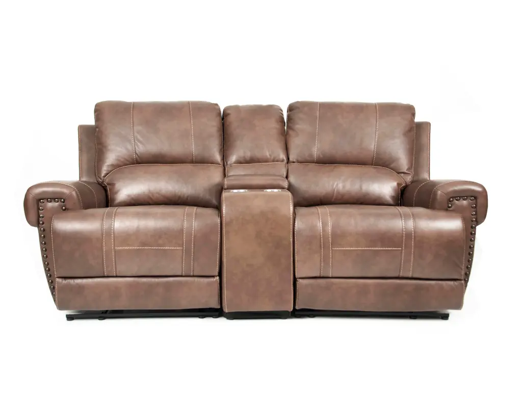 Power Seat Brown Hide, Comfortable and Stylish poundex