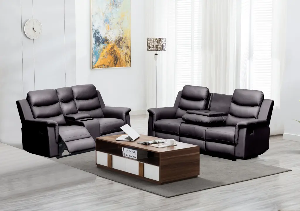 Reclining Loveseat Middle Console Slipcover Stretch Fabric beds - sofas