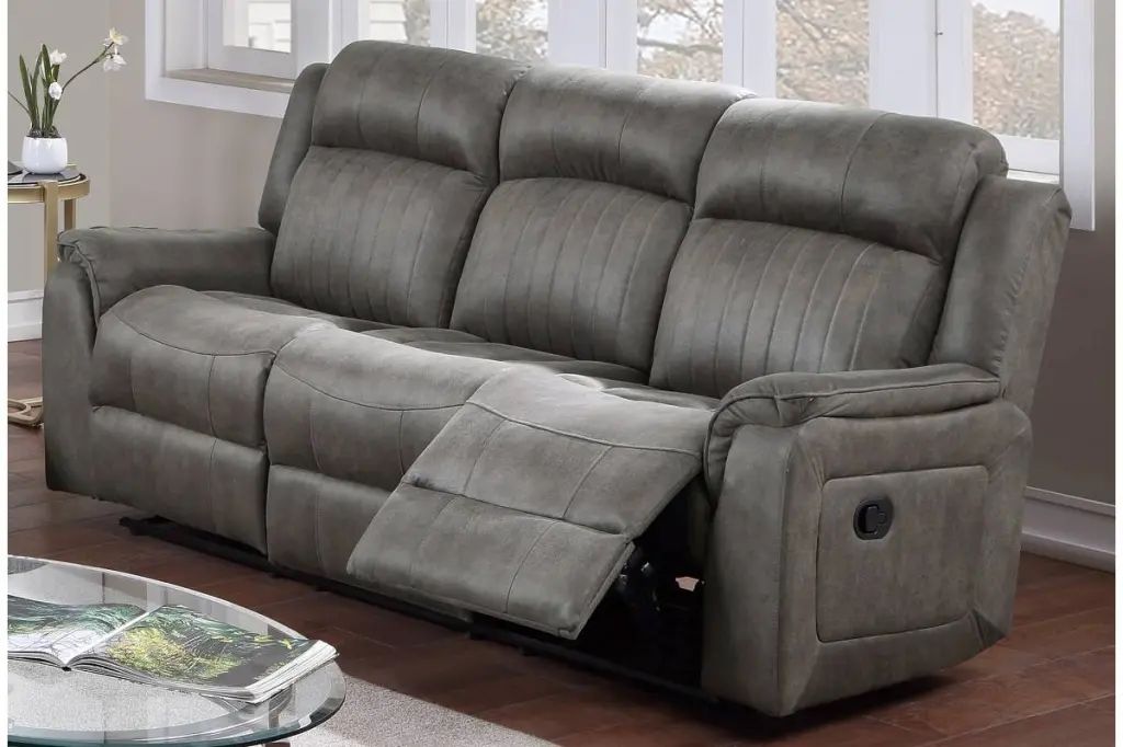 Contemporary Manual Motion Sofa 1Pc Couch Living Room Home Decor Slate kanepe