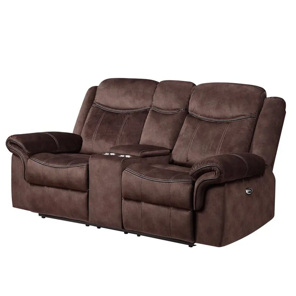 Jimny Domino Coffee Power Console Reclining Sofa Power Switch and Coffee Table luxe modern furniture